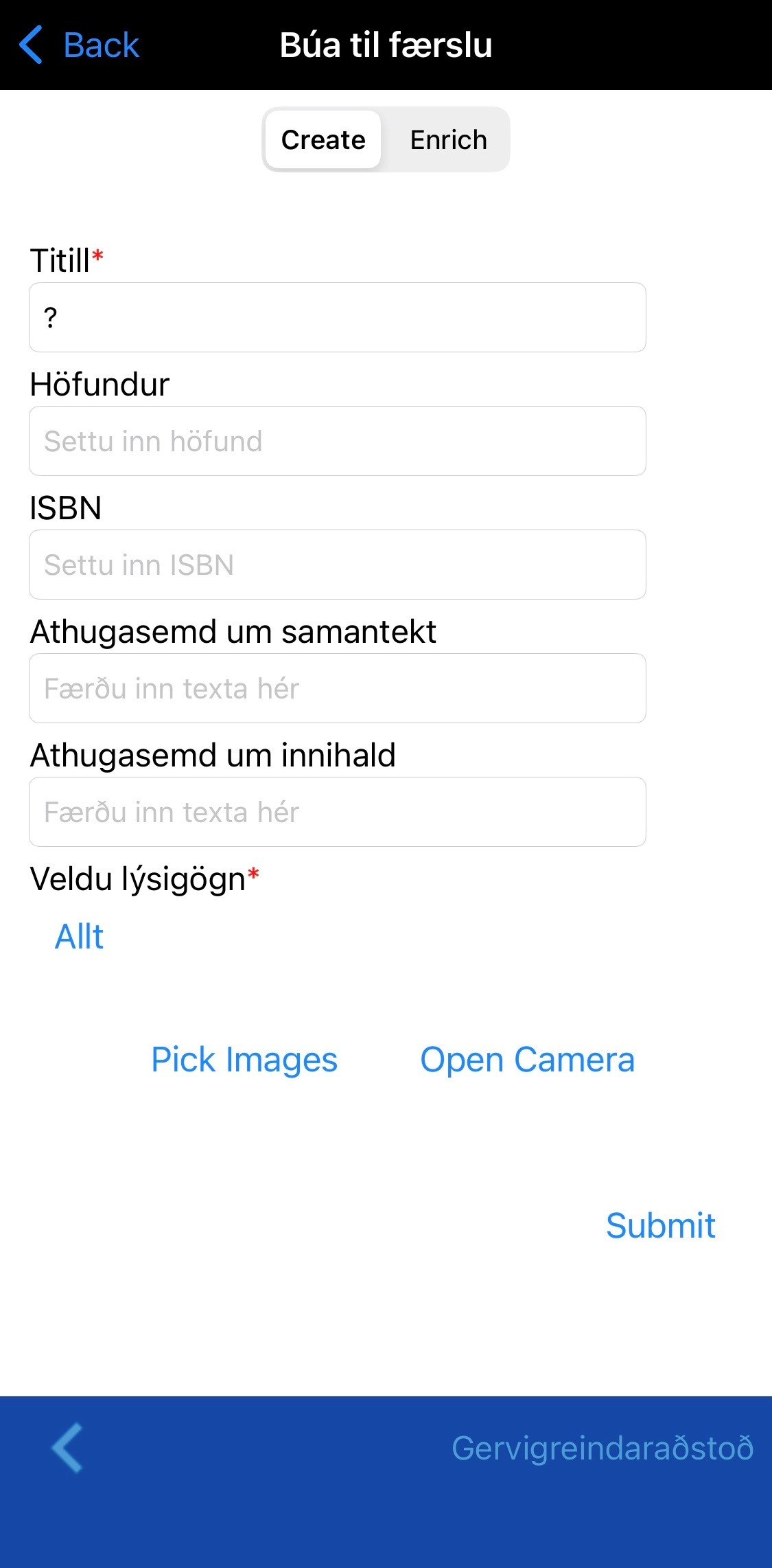 gervigreind app 2